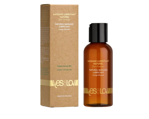 Натуральная массажная смазка Natural Lubricant Orange Blossom - 100 мл.