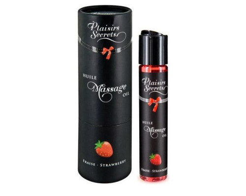 Массажное масло с ароматом клубники Huile de Massage Gourmande Fraise des Bois - 59 мл.