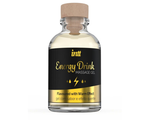 Массажный гель с согревающим эффектом Energy Drink - 30 мл.