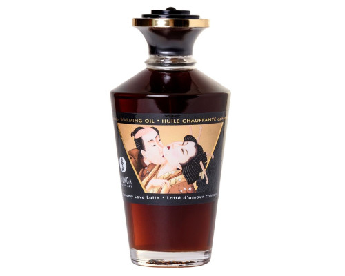 Массажное интимное масло с ароматом сливочного латте - 100 мл.