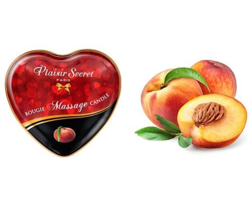 Массажная свеча с ароматом персика Bougie Massage Candle - 35 мл.