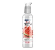 Массажный гель 4-в-1 Watermelon с ароматом арбуза - 118 мл.