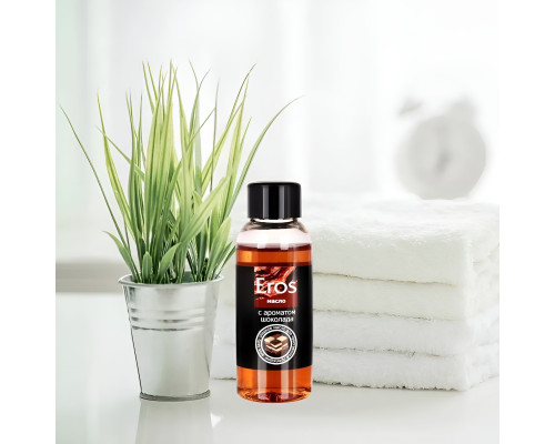 Масло массажное Eros tasty с ароматом шоколада - 50 мл.