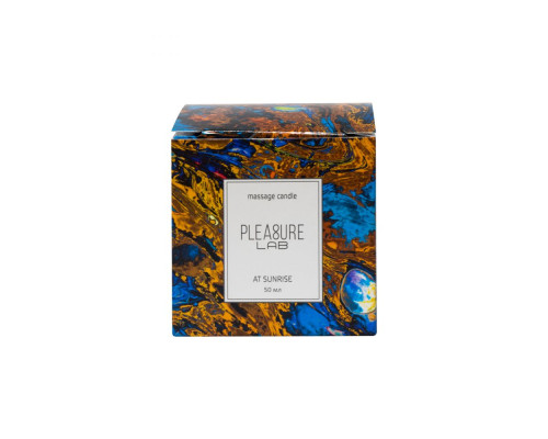 Массажная свеча At Sunrise со сладким ароматом какао - 50 мл.