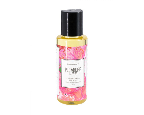 Массажное масло Pleasure Lab Delicate с ароматом пиона и пачули - 50 мл.