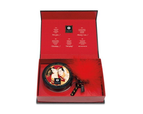 Массажная пудра с ароматом клубники и шампанского Strawberry Wine