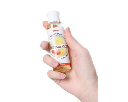 Масло для массажа «Романтический массаж» с ароматом клубники и шампанского - 50 мл.