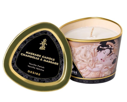 Массажная свеча Vanilla Fetish с ароматом ванили - 170 мл.