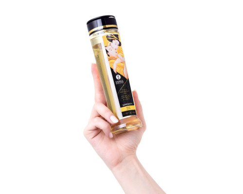 Массажное масло с ароматом моной Serenity - 240 мл.