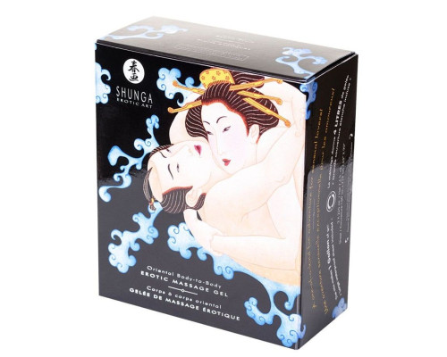 Гель с ароматом экзотических фруктов для массажа тело об тело