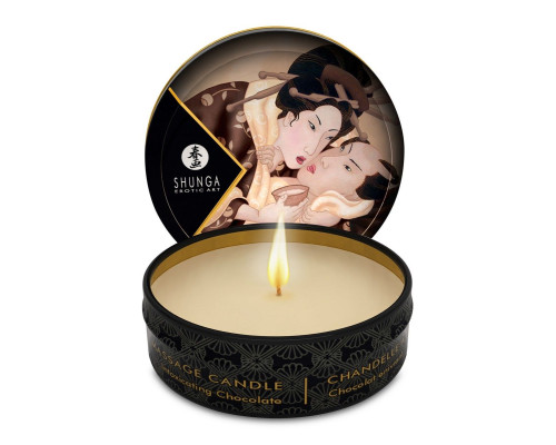 Массажная свеча Intoxicatin Chocolate с ароматом шоколада - 30 мл.