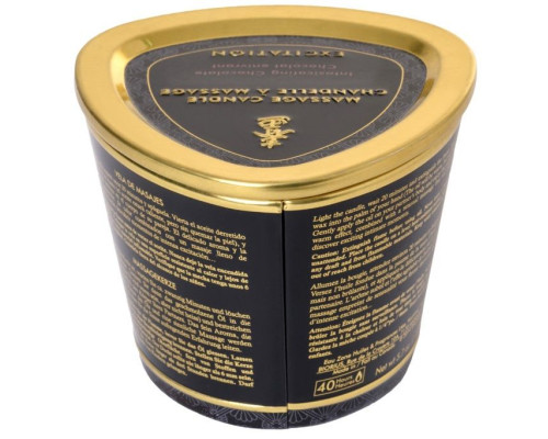 Массажная свеча Intoxicatin Chocolate с ароматом шоколада - 170 мл.