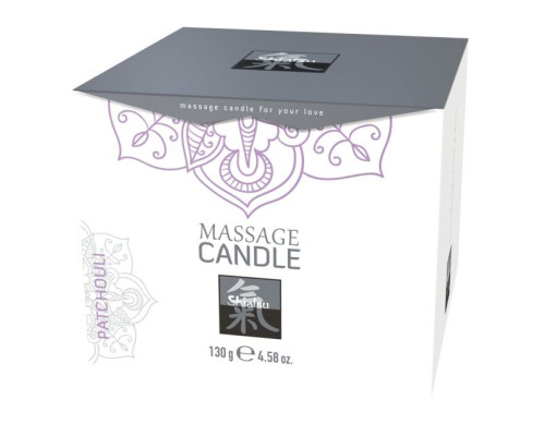 Массажная свеча с ароматом пачули - 130 гр.