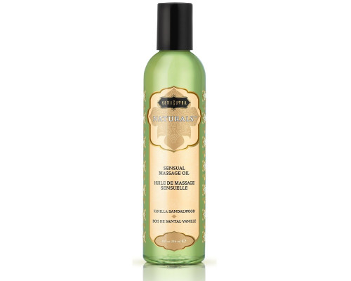 Массажное масло Naturals Vanilla Sandalwood с ароматом ванили и сандала - 236 мл.