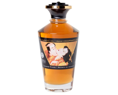 Массажное интимное масло с ароматом карамели - 100 мл.