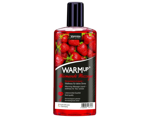 Разогревающее масло WARMup Strawberry - 150 мл.