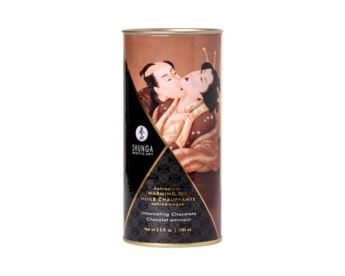 Массажное интимное масло с ароматом шоколада - 100 мл.