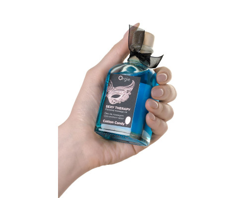 Массажное масло Orgie Lips Massage со вкусом сахарной ваты - 100 мл.