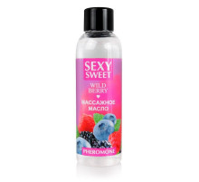 Массажное масло Sexy Sweet Wild Berry с ароматом лесных ягод и феромонами - 75 мл.