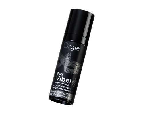 Гель для массажа ORGIE Sexy Vibe High Voltage с эффектом вибрации - 15 мл.