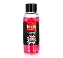 Массажное масло Eros fantasy с ароматом земляники - 50 мл.