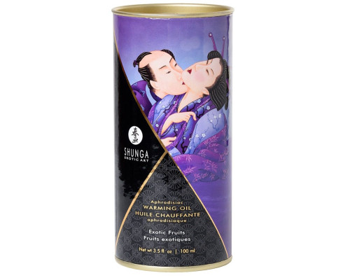 Массажное интимное масло с ароматом экзотических фруктов - 100 мл.