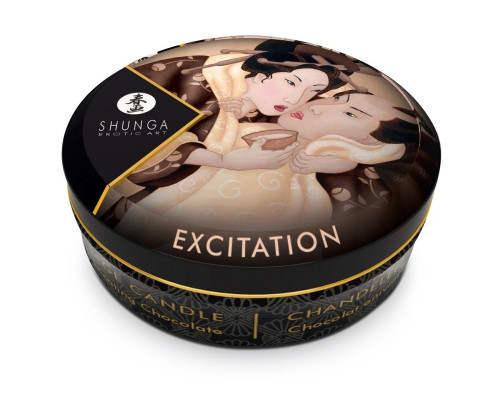 Массажная свеча Intoxicatin Chocolate с ароматом шоколада - 30 мл.