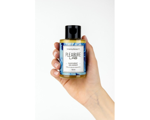 Массажное масло Pleasure Lab Enchanting с ароматом черной смородины и лаванды - 100 мл.