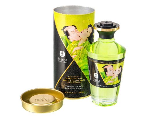 Массажное интимное масло с ароматом щербета - 100 мл.