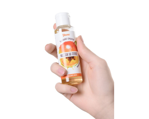 Масло для массажа «Массаж на пляже» с ароматом манго и папайи - 50 мл.