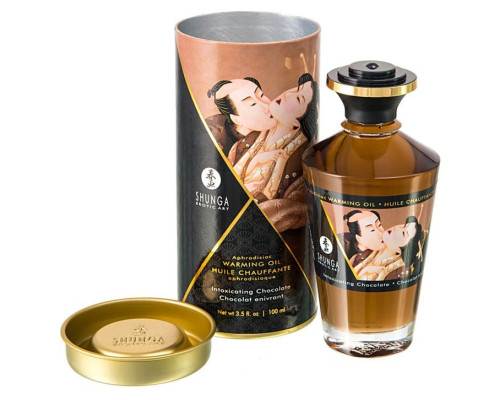 Массажное интимное масло с ароматом шоколада - 100 мл.