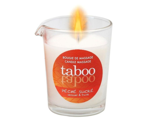Массажное аромамасло с афродизиаками для женщин RUF Taboo Peche sucre - 60 гр.