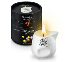 Массажная свеча с ароматом бубль-гума Bougie de Massage Gourmande Bubble Gum - 80 мл.