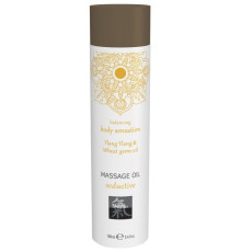 Массажное масло с ароматом иланг-иланга с добавлением масла зародышей пшеницы - 100 мл.