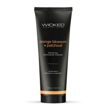 Массажный легкий крем WICKED Orange Blossom plus Patchouli - 120 мл.