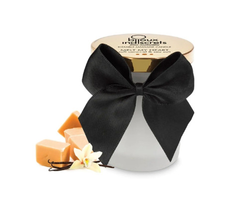 Массажная свеча Melt My Heart с ароматом карамели - 70 мл.