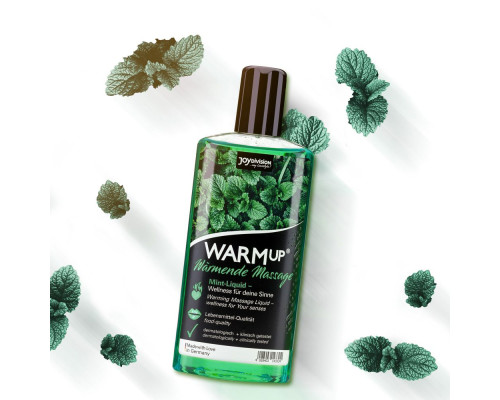 Массажное масло WARMup Mint с ароматом мяты - 150 мл.