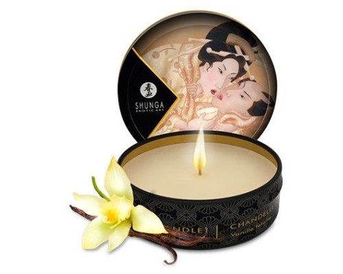 Массажная свеча Vanilla Fetish с ароматом ванили - 30 мл.