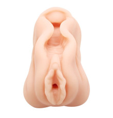 Телесный мастурбатор-вагина AVA с необычным дизайном