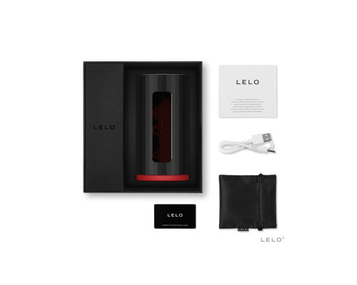 Черно-красный мастурбатор Lelo F1S V2