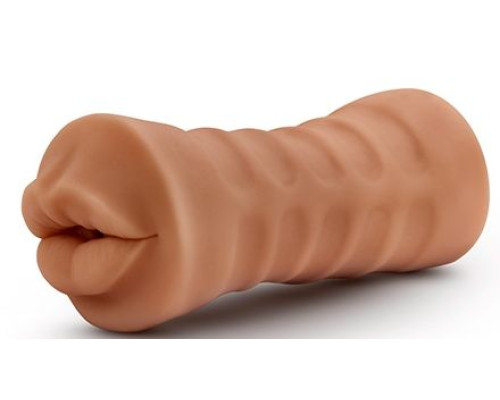 Кофейный мастурбатор-ротик Isabella