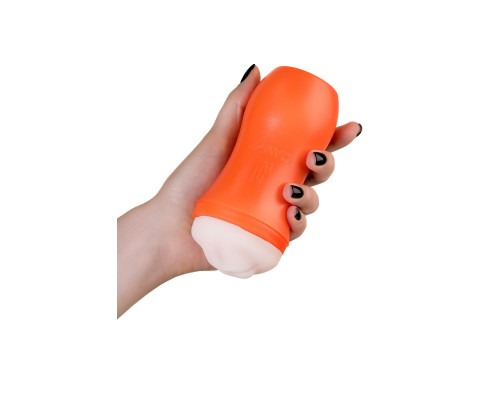 Мастурбатор-ротик A-Toys в оранжевой колбе