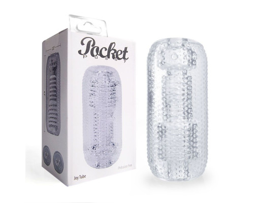 Прозрачный мастурбатор Joy Tube
