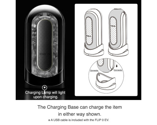 Черный мастурбатор Flip Zero с вибрацией