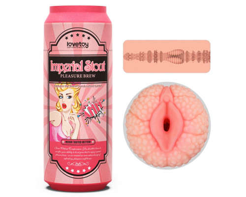 Мастурбатор-вагина Pleasure Brew Masturbator-Imperial Stout в банке