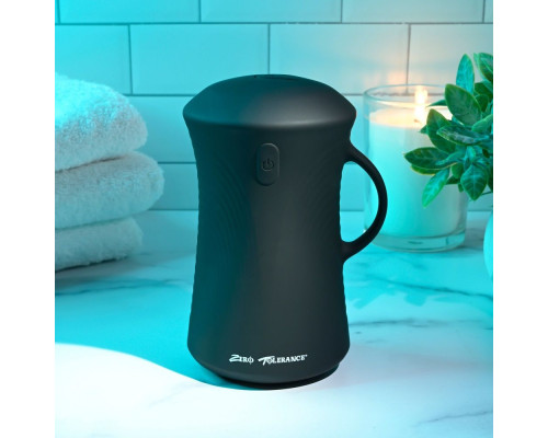 Черный вибромастурбатор с гироскопом Gyro Stroke