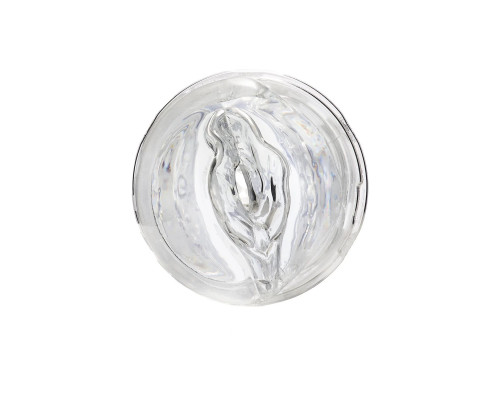 Прозрачный двусторонний мастурбатор Sophia - вагина и анус