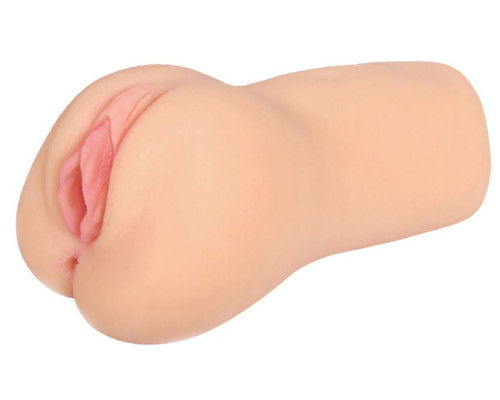 Телесный мастурбатор-вагина с рельефом BELLANA