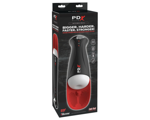 Мастурбатор в колбе с вибрацией Fuck-O-Matic Pro XL