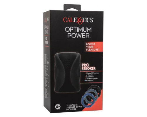 Черный вибромастурбатор Pro Stroker